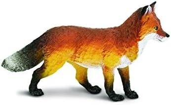 Safari Ltd. Red Fox Figurine – Detailed 3.5″ Plastic Model Figure – Fun Educational Play Toy For Boys, Girls & Kids Ages 1+