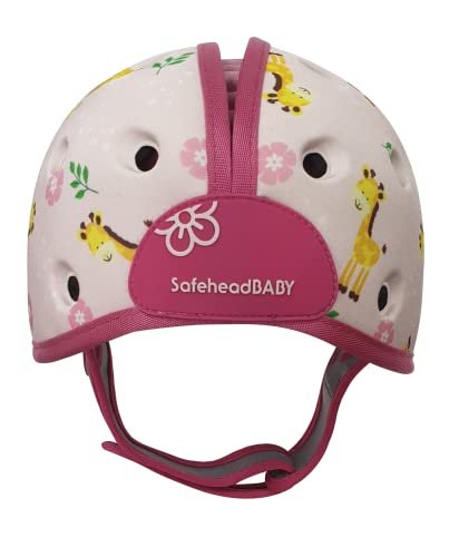 SafeheadBABY Award-Winning Infant Safety Helmet Baby Helmet for Crawling Walking Ultra-Lightweight Baby Head Protector Expandable and Breathable Toddler Head Protection Helmets – Ladybird Blue